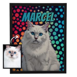 juliste omasta kuvasta lemmikistä kissan