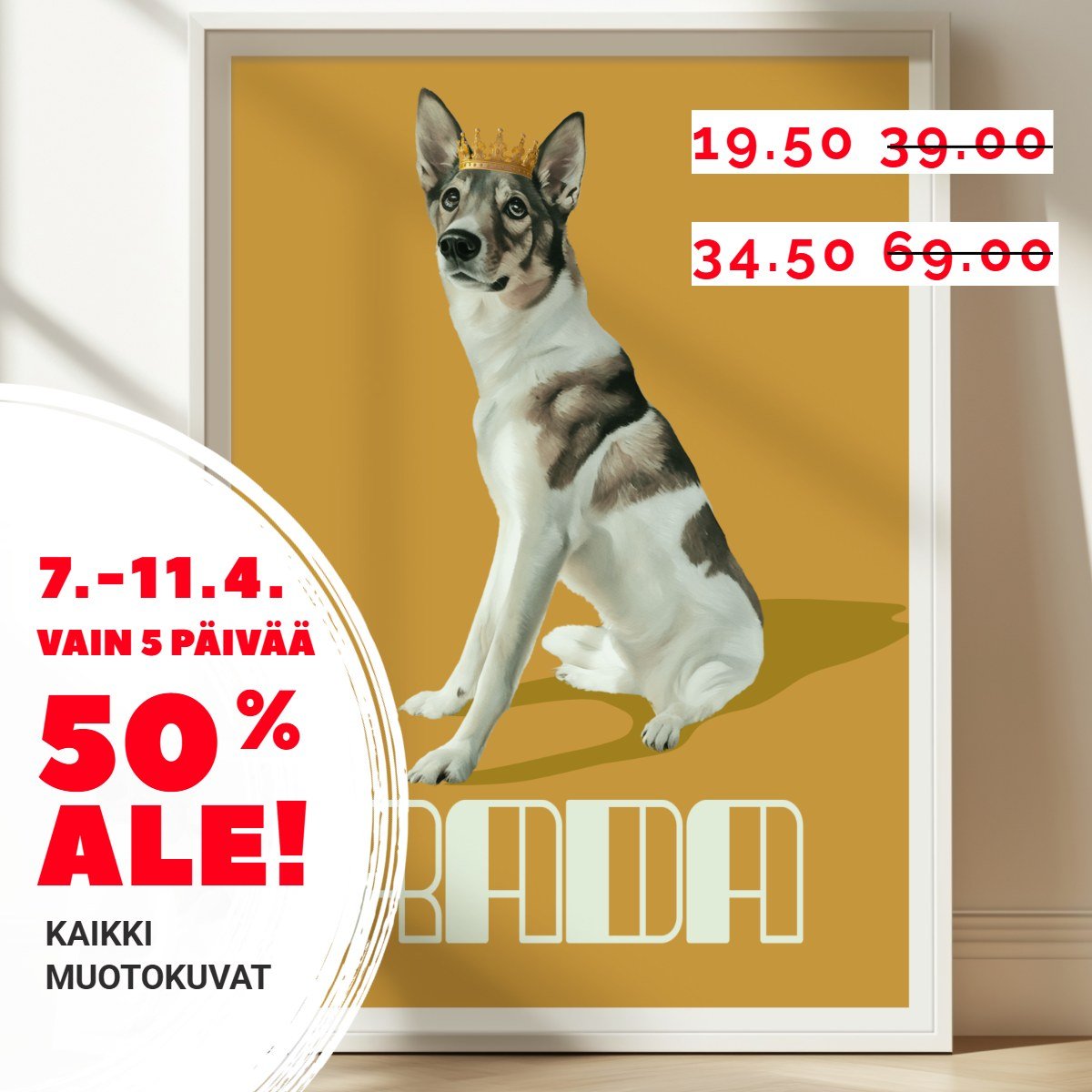 lemmikki muotokuva ale